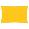 Voile de parasol Tissu Oxford rectangulaire 2x4 m Jaune