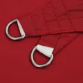Voile de parasol tissu oxford carré 4x4 m rouge