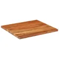 Dessus de table 110x80x2,5cm rectangulaire bois massif d'acacia