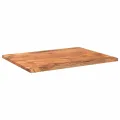 Dessus de table 70x50x3,8 cm rectangulaire bois massif d'acacia