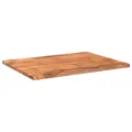 Dessus de table 90x50x3,8 cm rectangulaire bois massif d'acacia