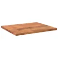 Dessus de table 60x50x2,5 cm rectangulaire bois massif d'acacia
