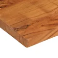 Dessus de table 60x50x2,5 cm rectangulaire bois massif d'acacia