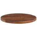Dessus de table Ø 60x2,5 cm rond bois massif de récupération