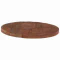 Dessus de table Ø 60x2,5 cm rond bois massif de récupération