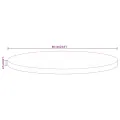 Dessus de table Ø 60x2,5 cm rond bois massif de récupération