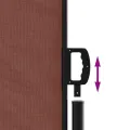 Auvent latéral rétractable marron 200x300 cm