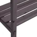 Table à plantes avec étagère gris 78x38x82,5 cm bois de sapin
