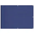 Écran de balcon bleu 75x800 cm 100% polyester oxford