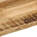 Dessus de table bord vivant 70x60x3,8 cm bois de manguier brut