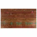 Dessus de table 120x70x2,5cm rectangulaire bois massif récupéré