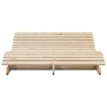 Chaise longue 205x110x31,5 cm bois massif de pin