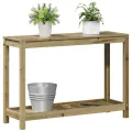 Table de rempotage avec étagère 108x35x75 cm bois pin imprégné