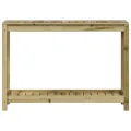 Table de rempotage avec étagère 108x35x75 cm bois pin imprégné