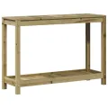 Table de rempotage avec étagère 108x35x75 cm bois pin imprégné