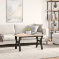 Pieds de table basse cadre en Y 80x40x43 cm acier