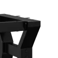 Pieds de table basse cadre en Y 80x40x43 cm acier