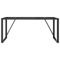 Pieds de table à manger cadre en O 180x80x73 cm acier