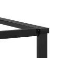 Pieds de table à manger cadre en O 180x80x73 cm acier