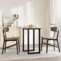 Pieds de table à manger cadre en O 60x40x73 cm acier