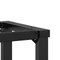 Pieds de table à manger cadre en O 60x40x73 cm acier