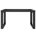 Pieds de table basse cadre en O 80x70x43 cm acier
