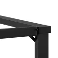 Pieds de table basse cadre en O 80x70x43 cm acier