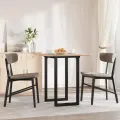 Pieds de table à manger cadre en O 50x40x73 cm acier