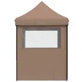 Tente de réception pliable escamotable avec 4 parois latérales