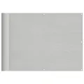 Écran de balcon gris clair 75x800 cm 100% polyester oxford