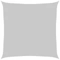 Voile d'ombrage gris clair 5x5 m 100% polyester oxford