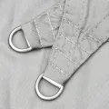 Voile d'ombrage gris clair 5x5 m 100% polyester oxford