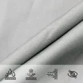 Voile d'ombrage gris clair 5x5 m 100% polyester oxford