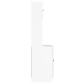 Armoire de cuisine blanc 60x50x180 cm bois d'ingénierie