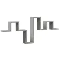 Étagère murale gris béton 104,5x10x43 cm bois d'ingénierie
