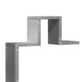 Étagère murale gris béton 104,5x10x43 cm bois d'ingénierie
