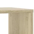 Table d'appoint avec roues chêne sonoma bois d'ingénierie