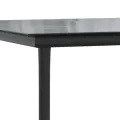 Ensemble à manger de jardin avec coussins 3 pcs Noir
