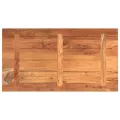 Dessus de table 120x60x3,8cm rectangulaire bois massif d'acacia