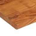 Dessus de table 120x60x3,8cm rectangulaire bois massif d'acacia