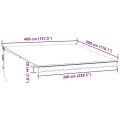 Auvent rétractable automatique bordeaux 400x300 cm