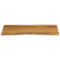Dessus de table 120x60x2,5 cm bord vivant bois massif manguier