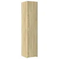 Buffet haut chêne sonoma 40x42,5x185 cm bois d'ingénierie