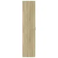 Buffet haut chêne sonoma 40x42,5x185 cm bois d'ingénierie