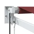 Auvent rétractable automatique bordeaux 350x250 cm
