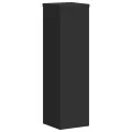 Supports pour plantes 2 pcs noir 17x17x60 cm bois d'ingénierie