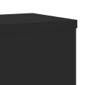 Supports pour plantes 2 pcs noir 17x17x60 cm bois d'ingénierie