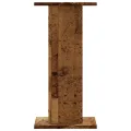 Supports pour plantes 2 pcs vieux bois bois d'ingénierie