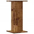 Supports pour plantes 2 pcs vieux bois bois d'ingénierie