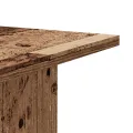 Supports pour plantes 2 pcs vieux bois bois d'ingénierie